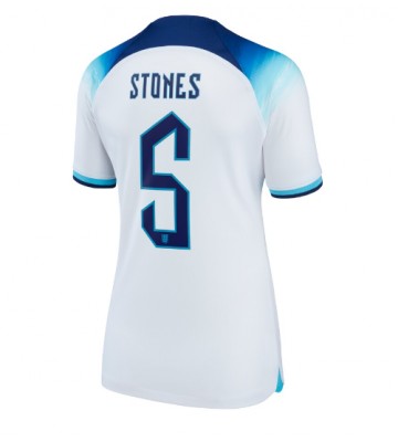 England John Stones #5 Hemmatröja Dam VM 2022 Kortärmad